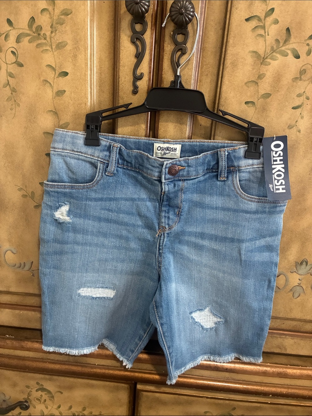 OshKosh B'gosh Light Blue Distressed Denim Shorts